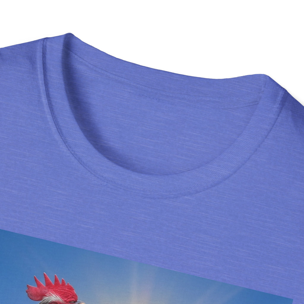 3 Rooster Sun T-Shirt
