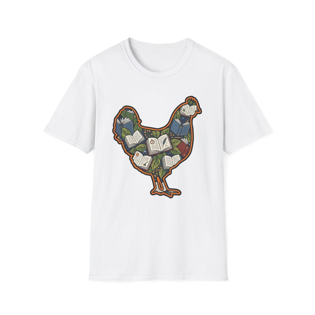 Hen Silhouette Books V T-Shirt
