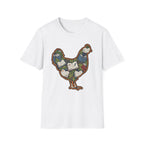 Hen Silhouette Books V T-Shirt