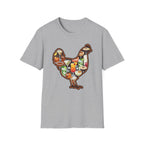 Hen Silhouette Cocktails V T-Shirt
