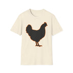 Hen Silhouette Black T-Shirt