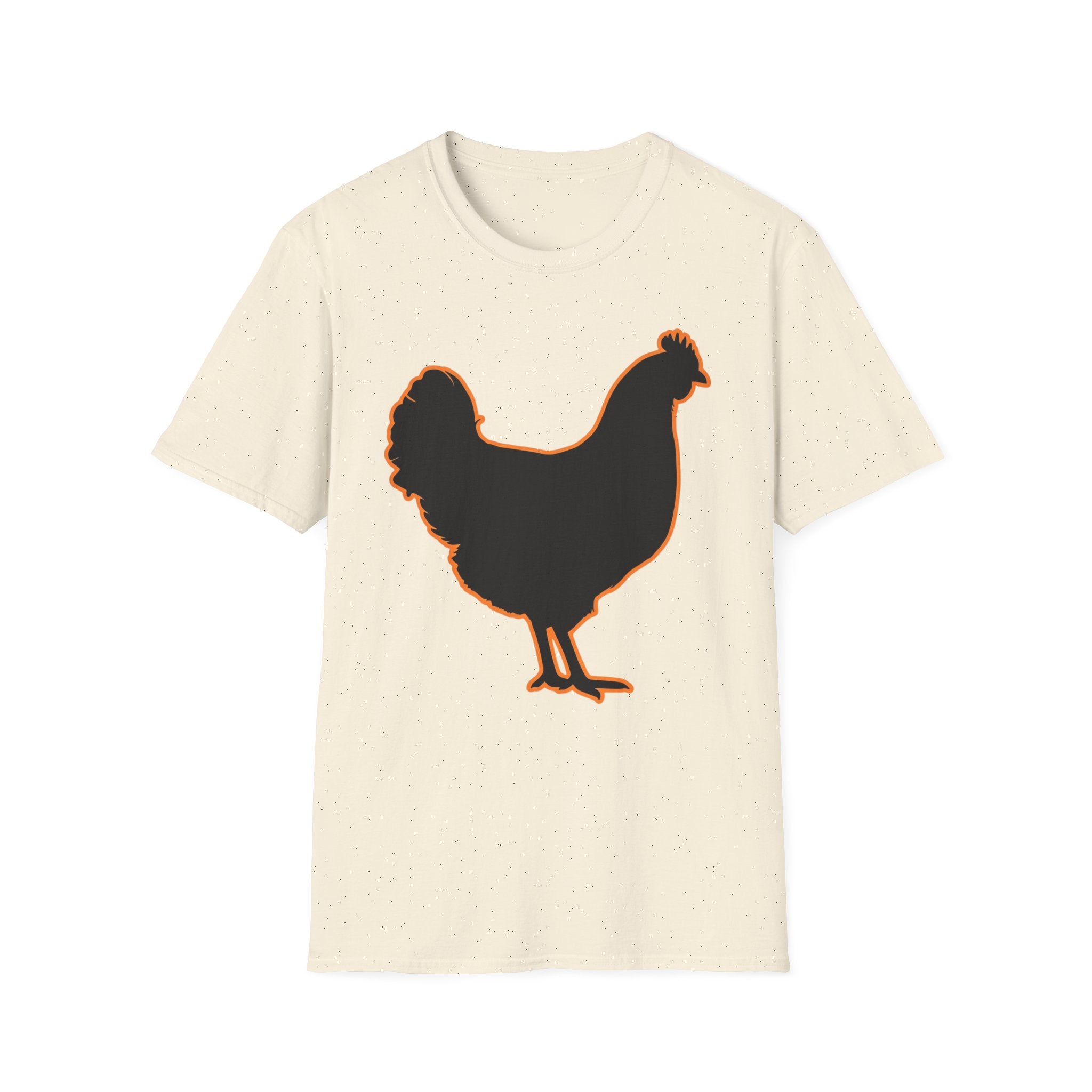 Hen Silhouette Black T-Shirt