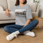 Beach Hens Sitting Color T-Shirt