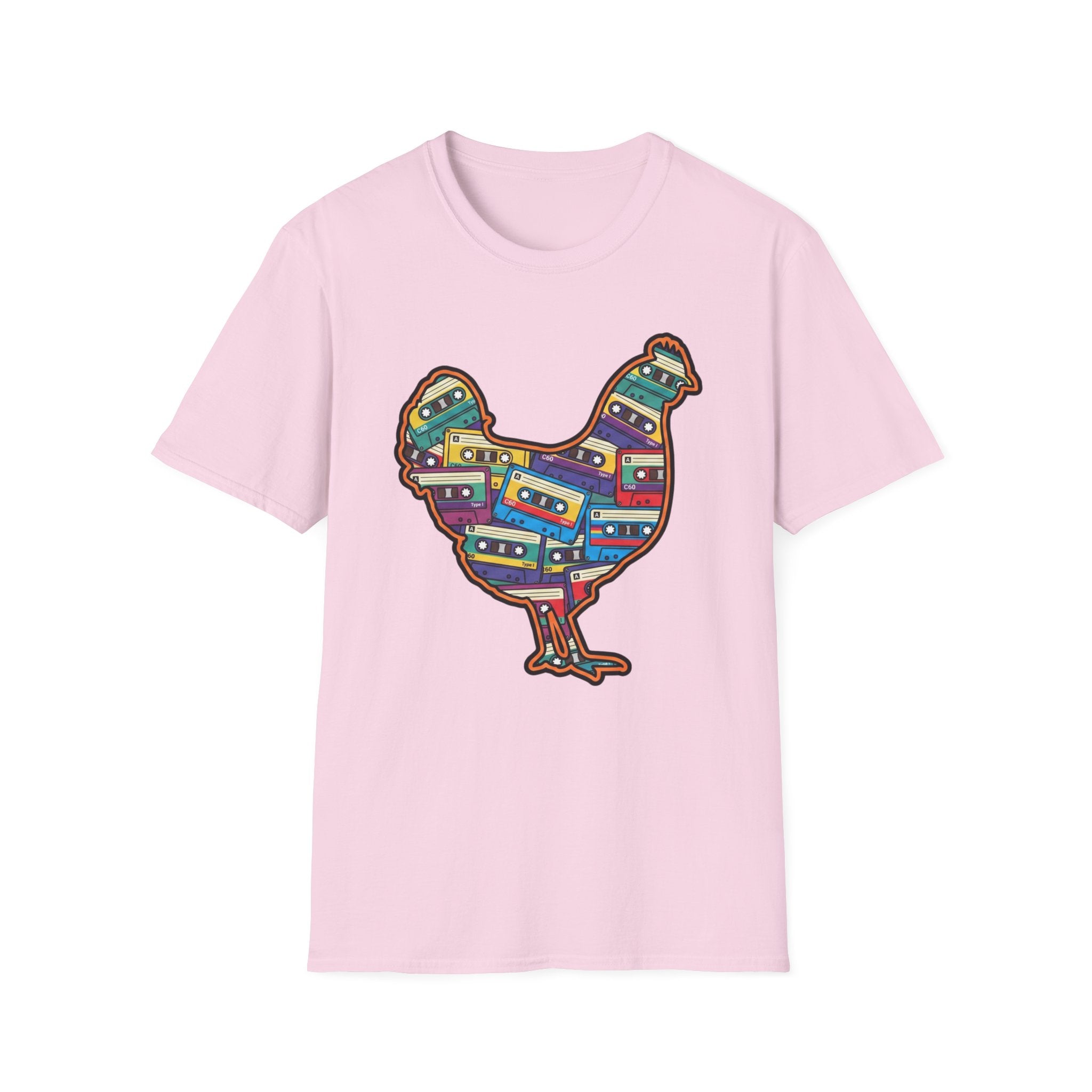 Hen Silhouette Cassettes V T-Shirt