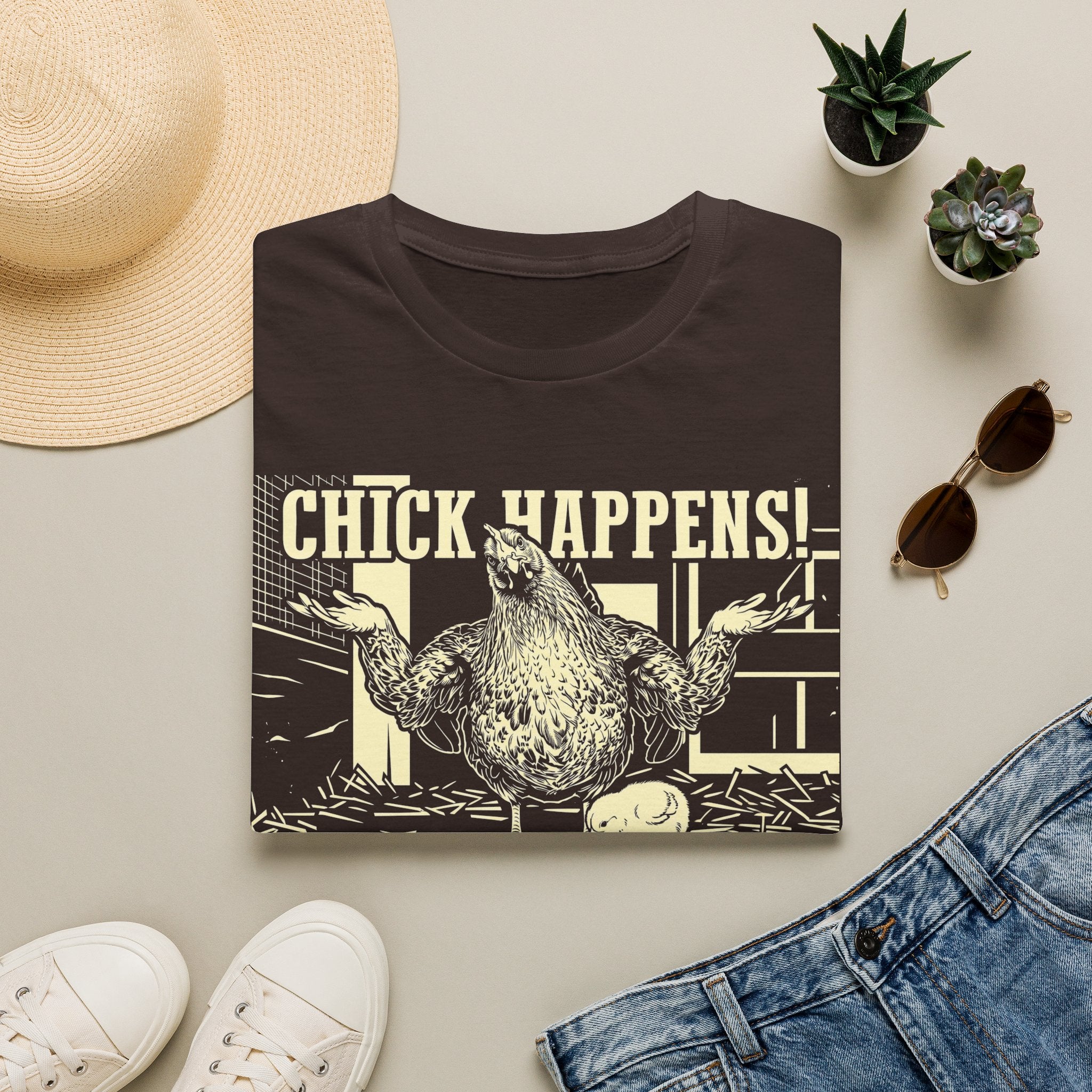 Chick Happens Light T-Shirt
