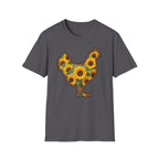 Hen Silhouette Sunflower T-Shirt