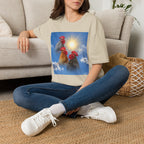 3 Rooster Sun T-Shirt