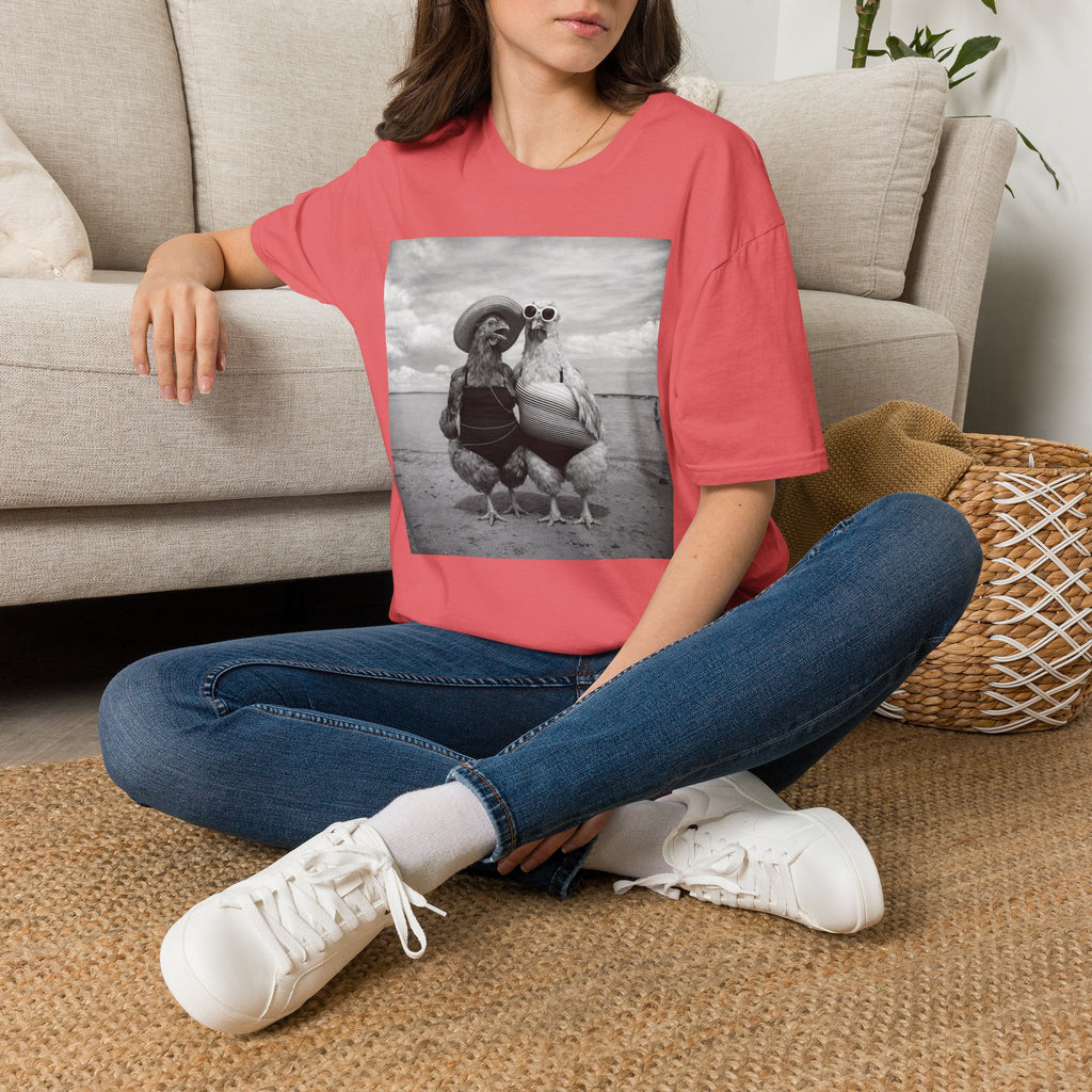 Day at the Beach B&W T-Shirt