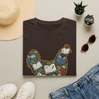 Hen Silhouette Books V T-Shirt