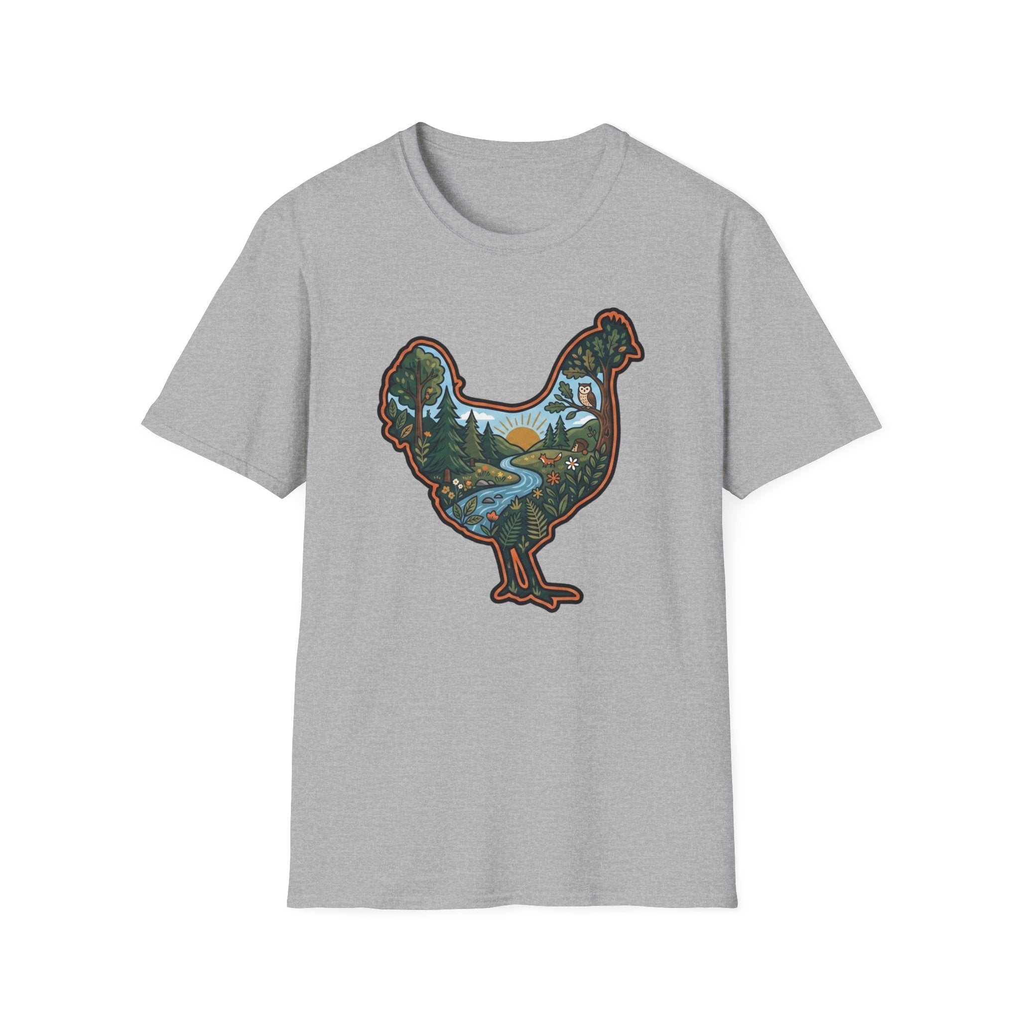 Hen Silhouette Nature V T-Shirt