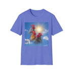 3 Rooster Sun T-Shirt