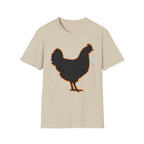 Hen Silhouette Black T-Shirt