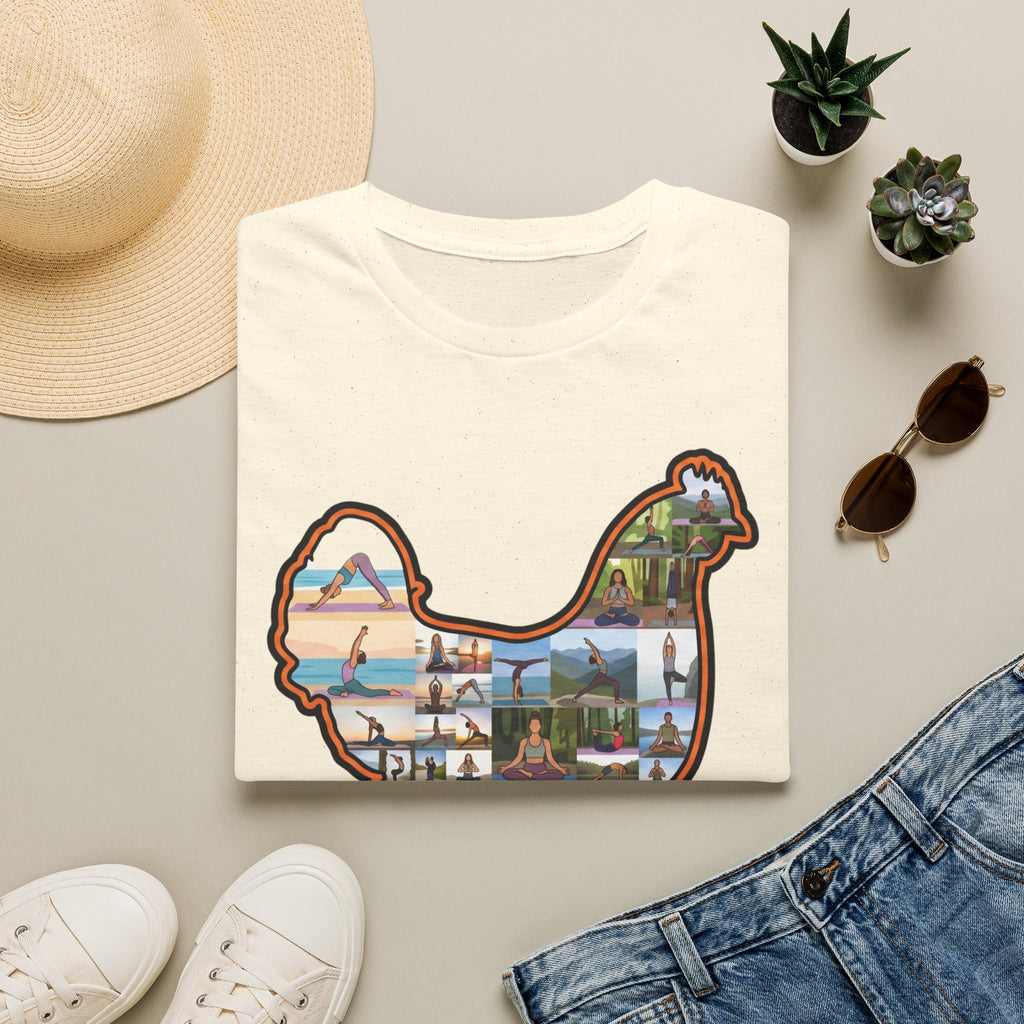 Hen Silhouette Yoga V T-Shirt