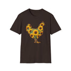 Hen Silhouette Sunflower T-Shirt