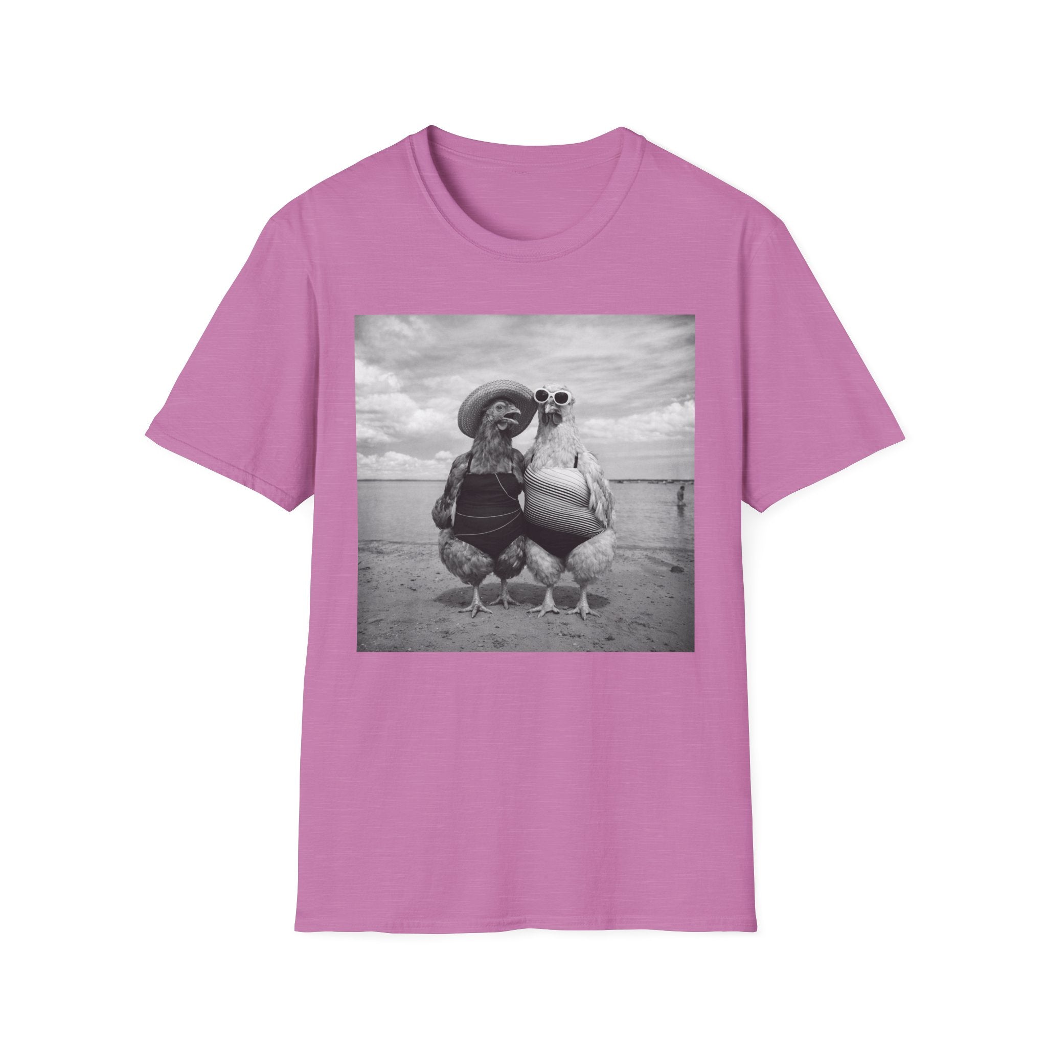 Day at the Beach B&W T-Shirt