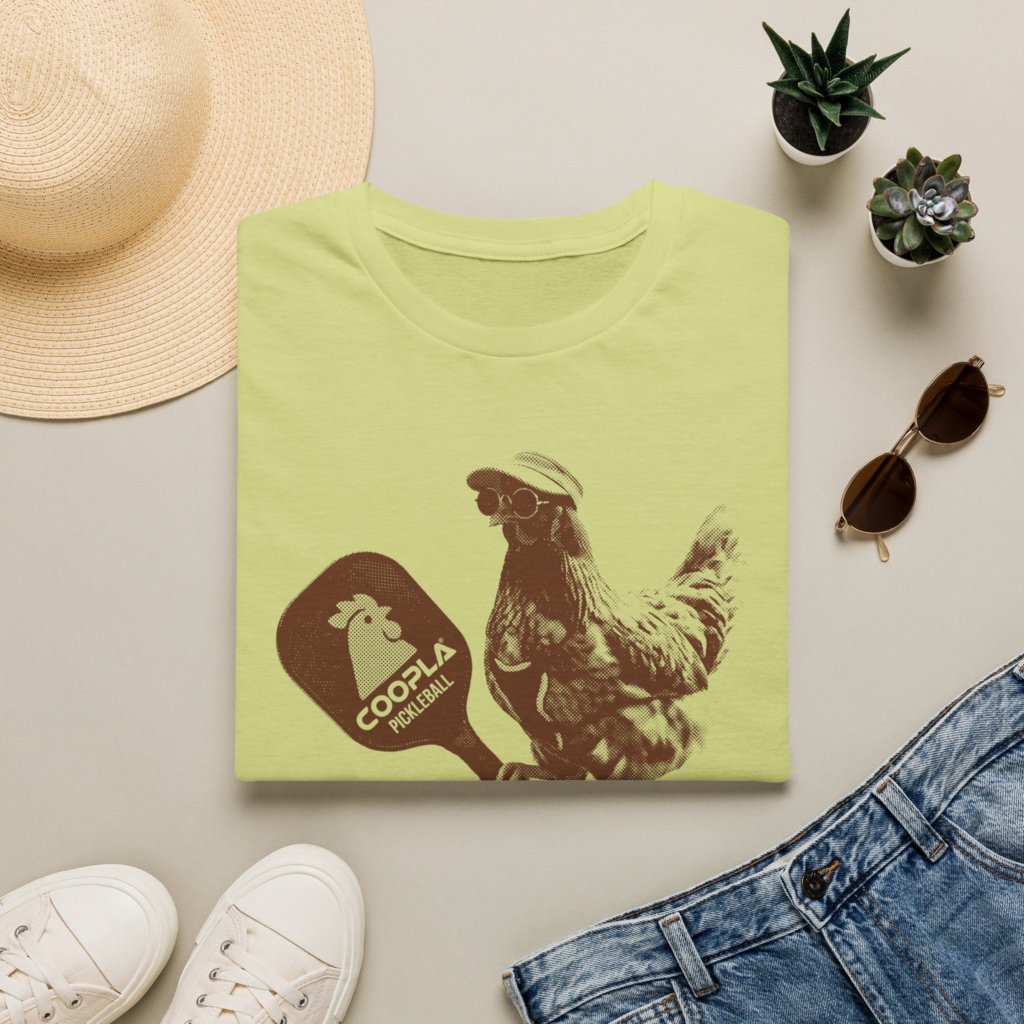 Henny Coopla Pickleball Brown T-Shirt