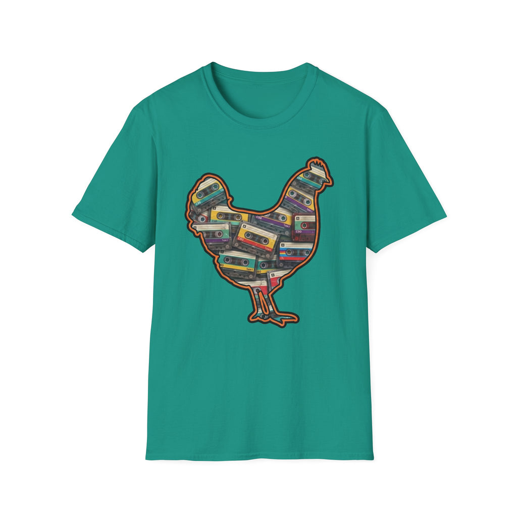 Hen Silhouette Cassettes T-Shirt