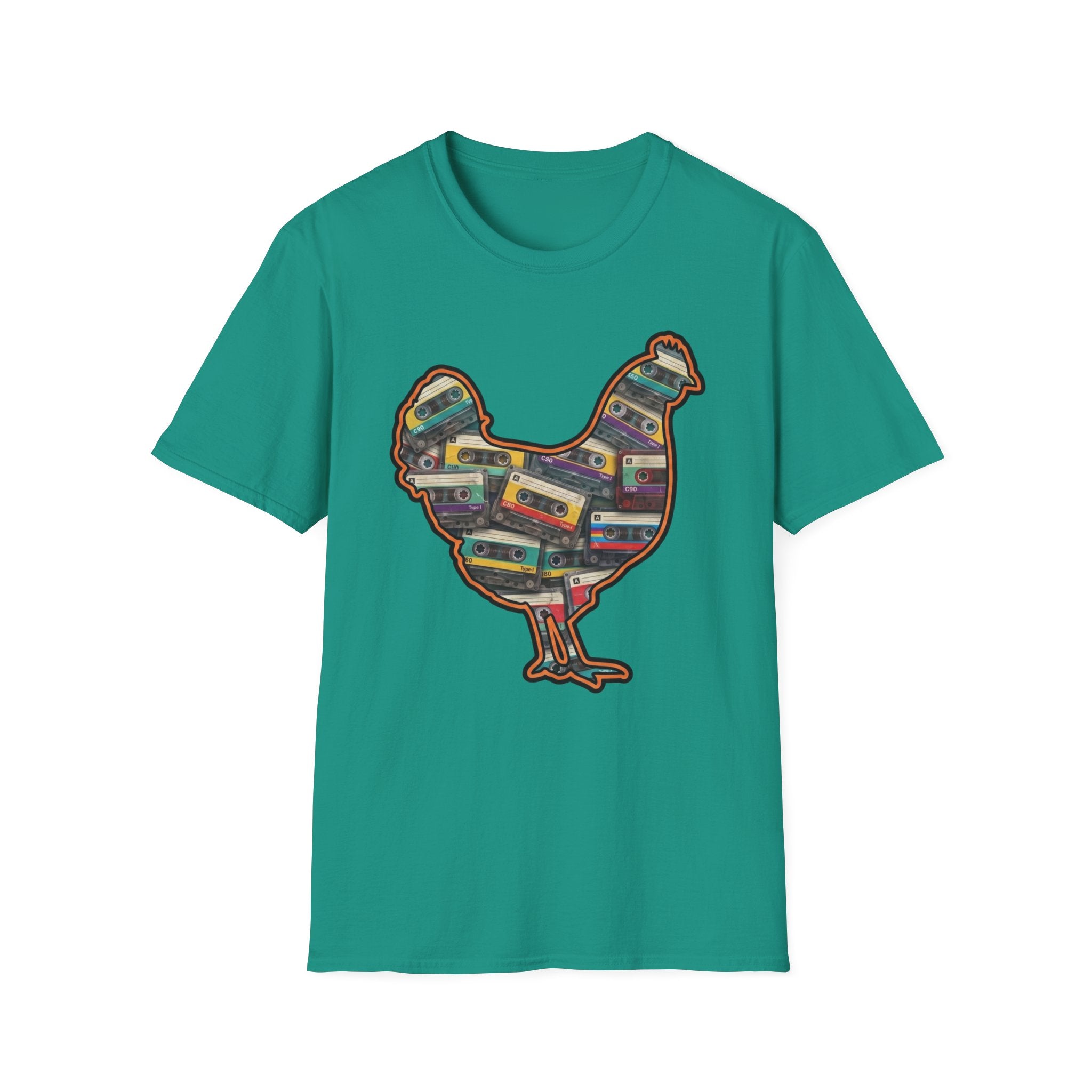 Hen Silhouette Cassettes T-Shirt