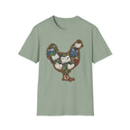 Hen Silhouette Books V T-Shirt