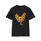 Hen Silhouette Sunflower T-Shirt
