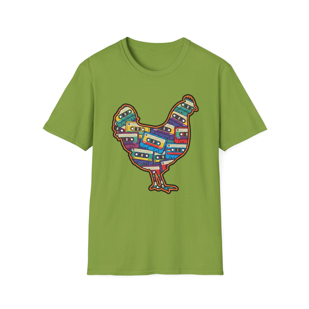 Hen Silhouette Cassettes V T-Shirt