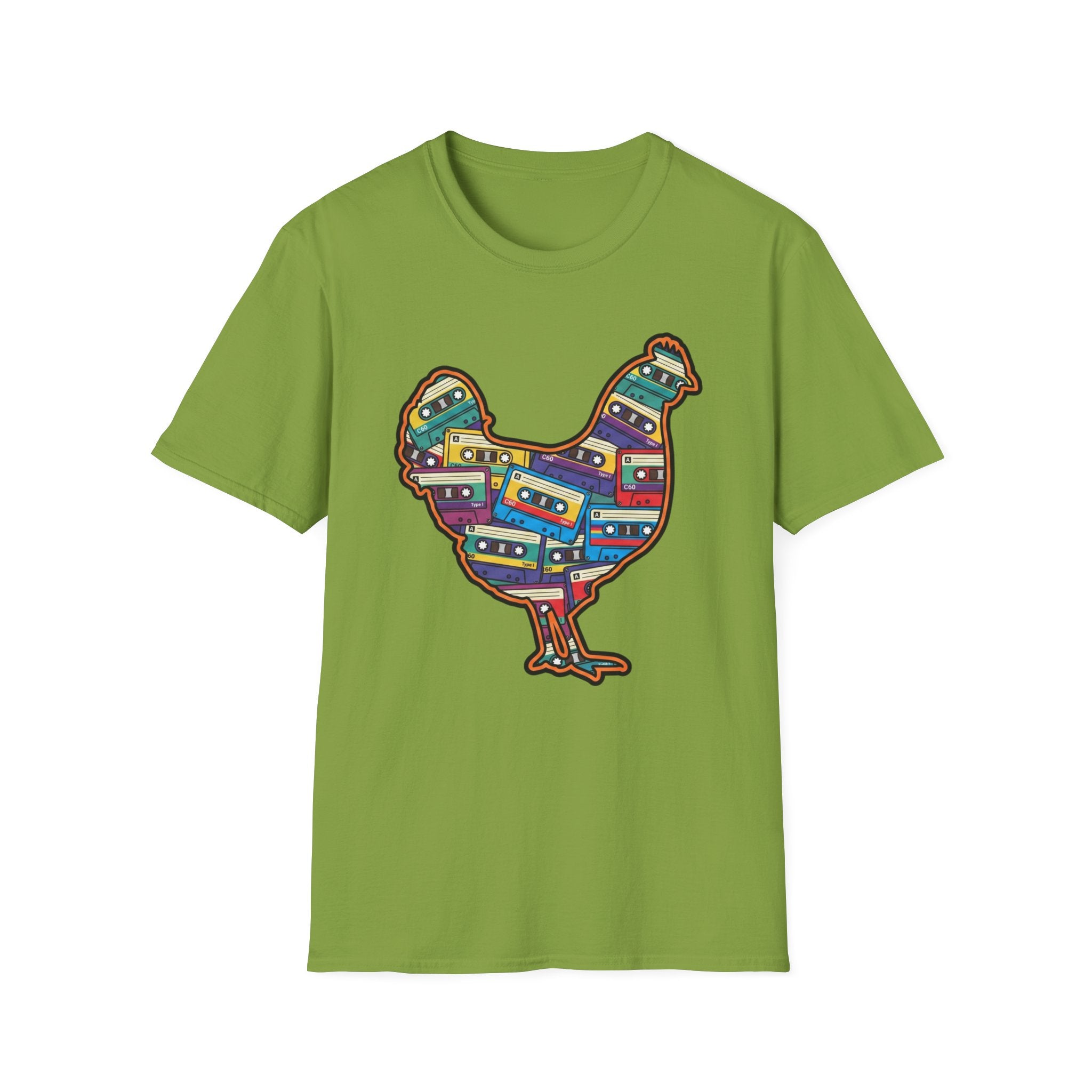 Hen Silhouette Cassettes V T-Shirt