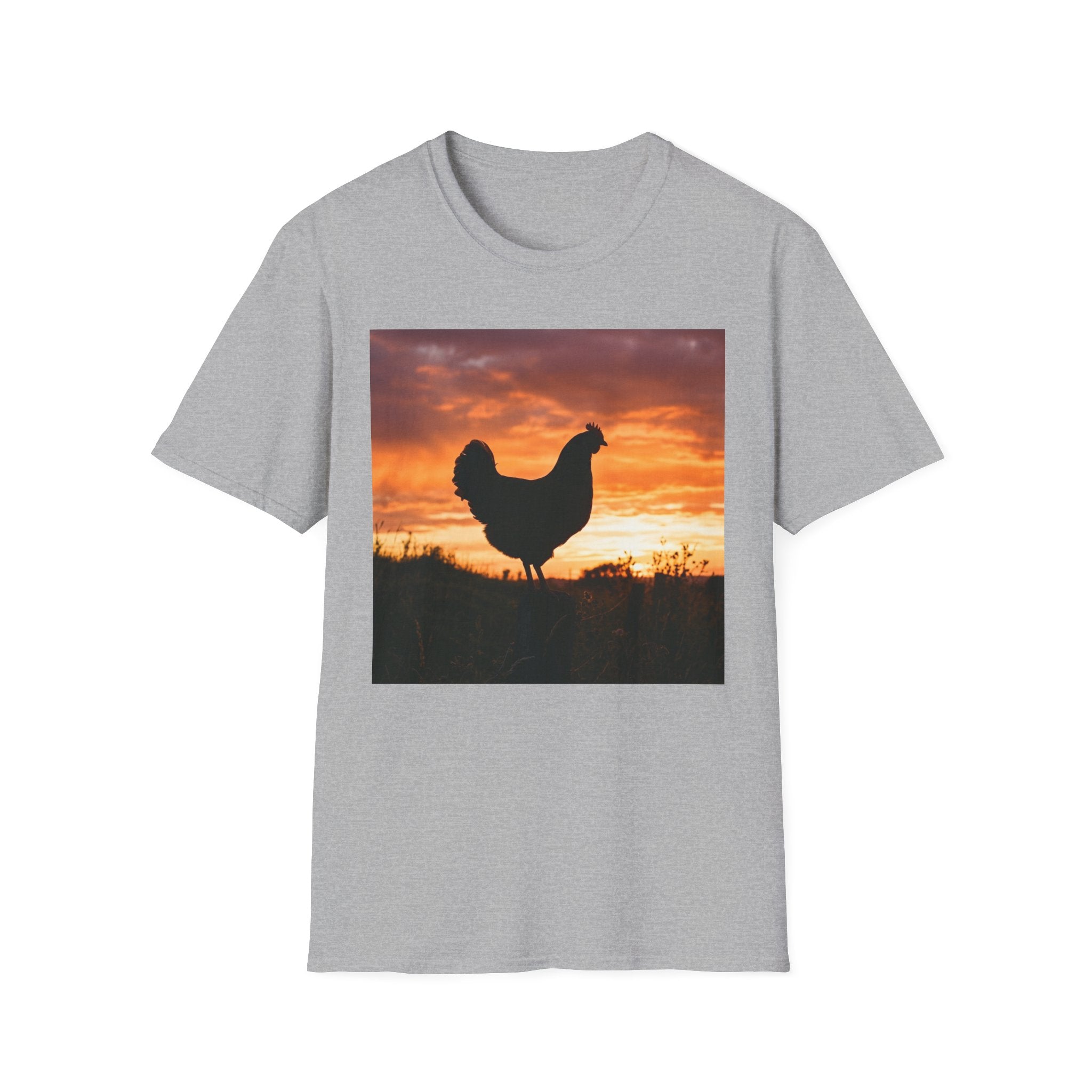 Hen Silhouette Fence T-Shirt