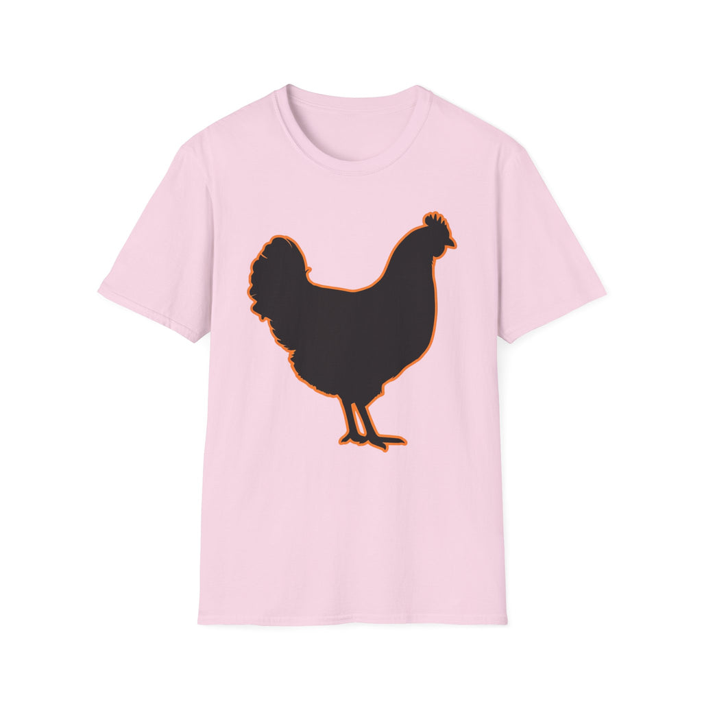 Hen Silhouette Black T-Shirt