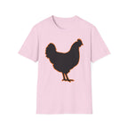 Hen Silhouette Black T-Shirt