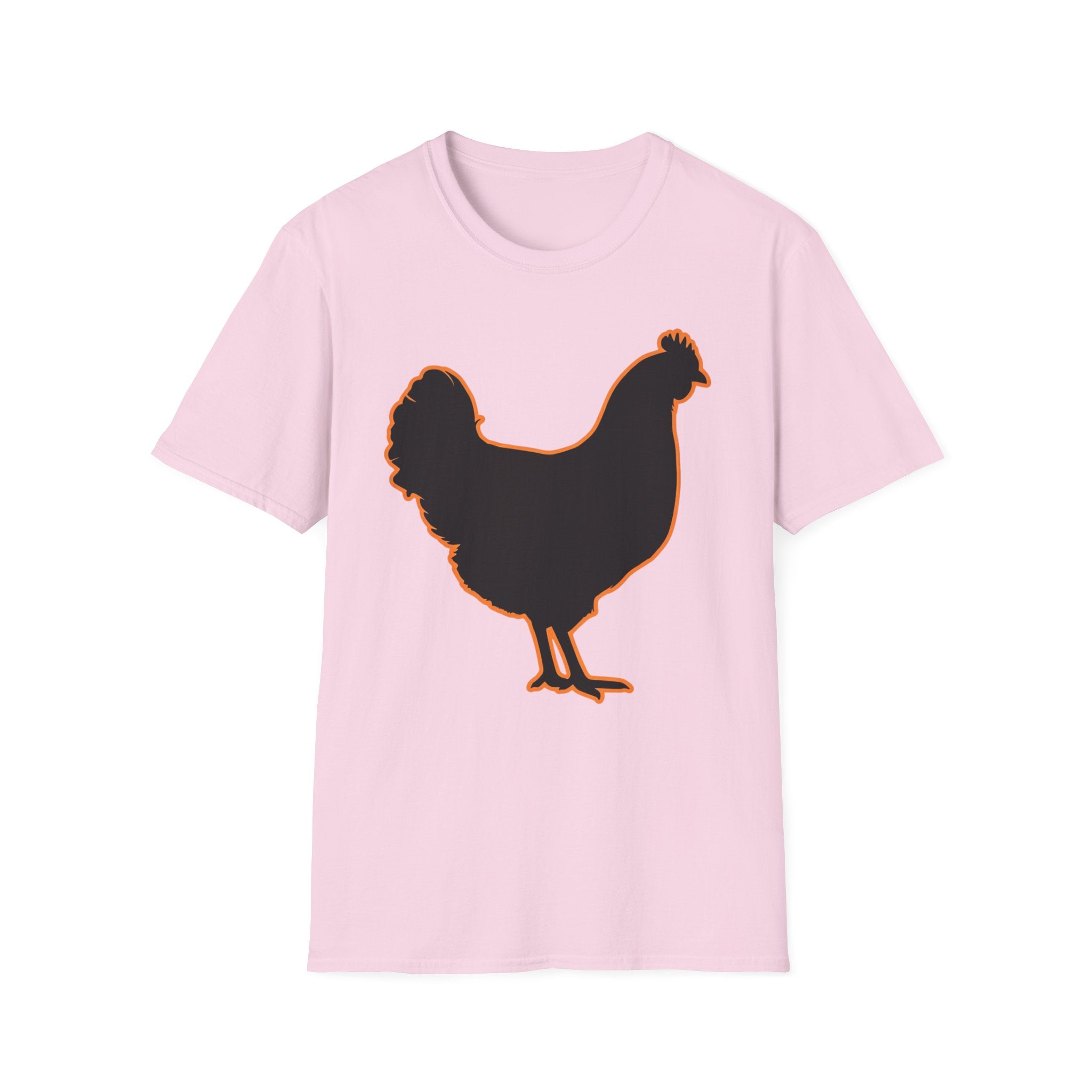 Hen Silhouette Black T-Shirt