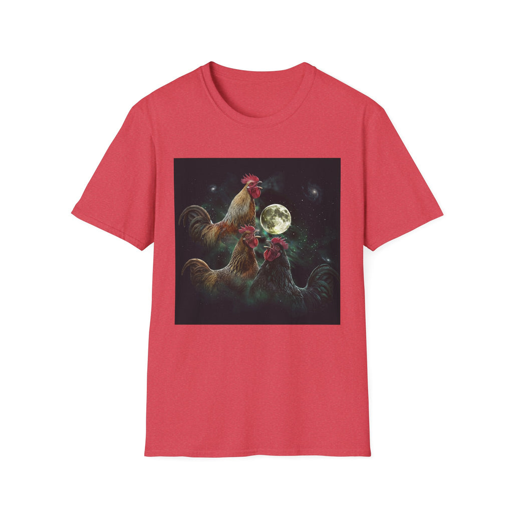 3 Rooster Moon T-Shirt