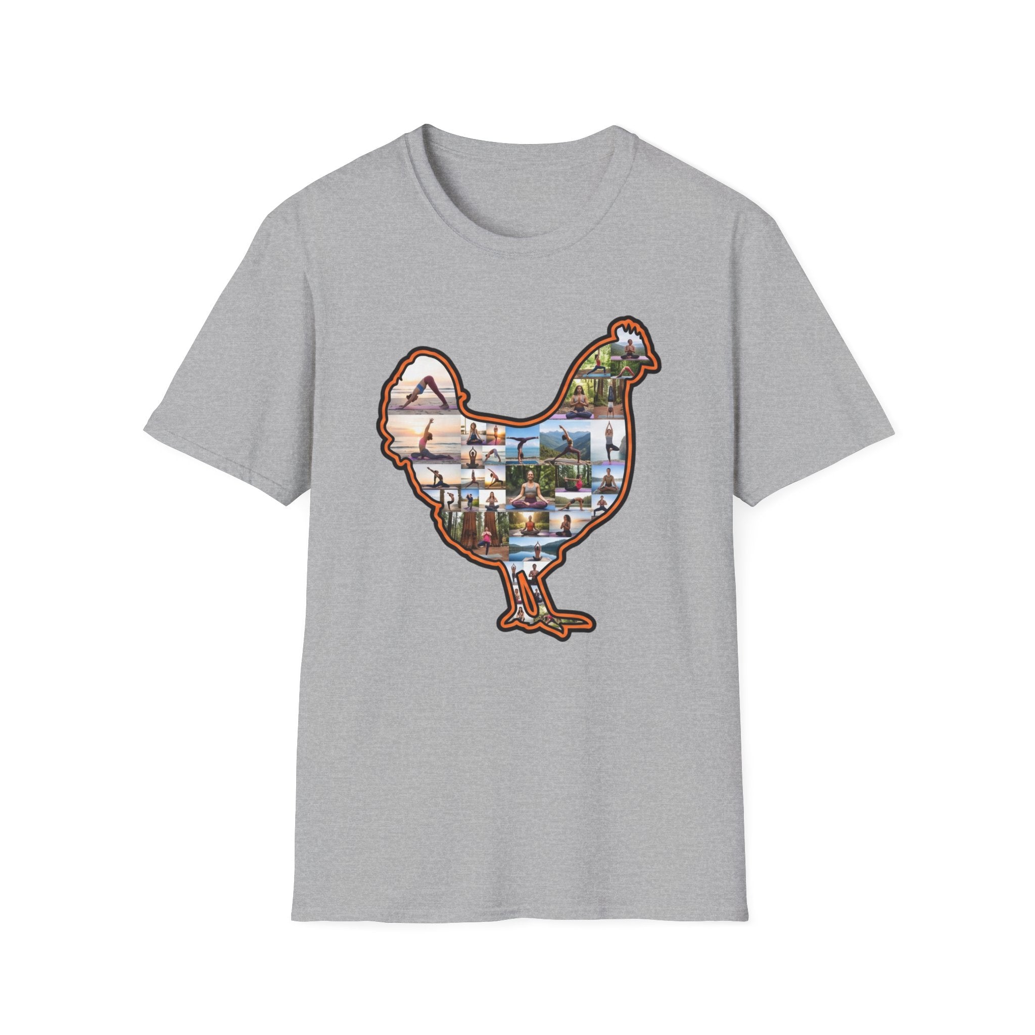 Hen Silhouette Yoga T-Shirt