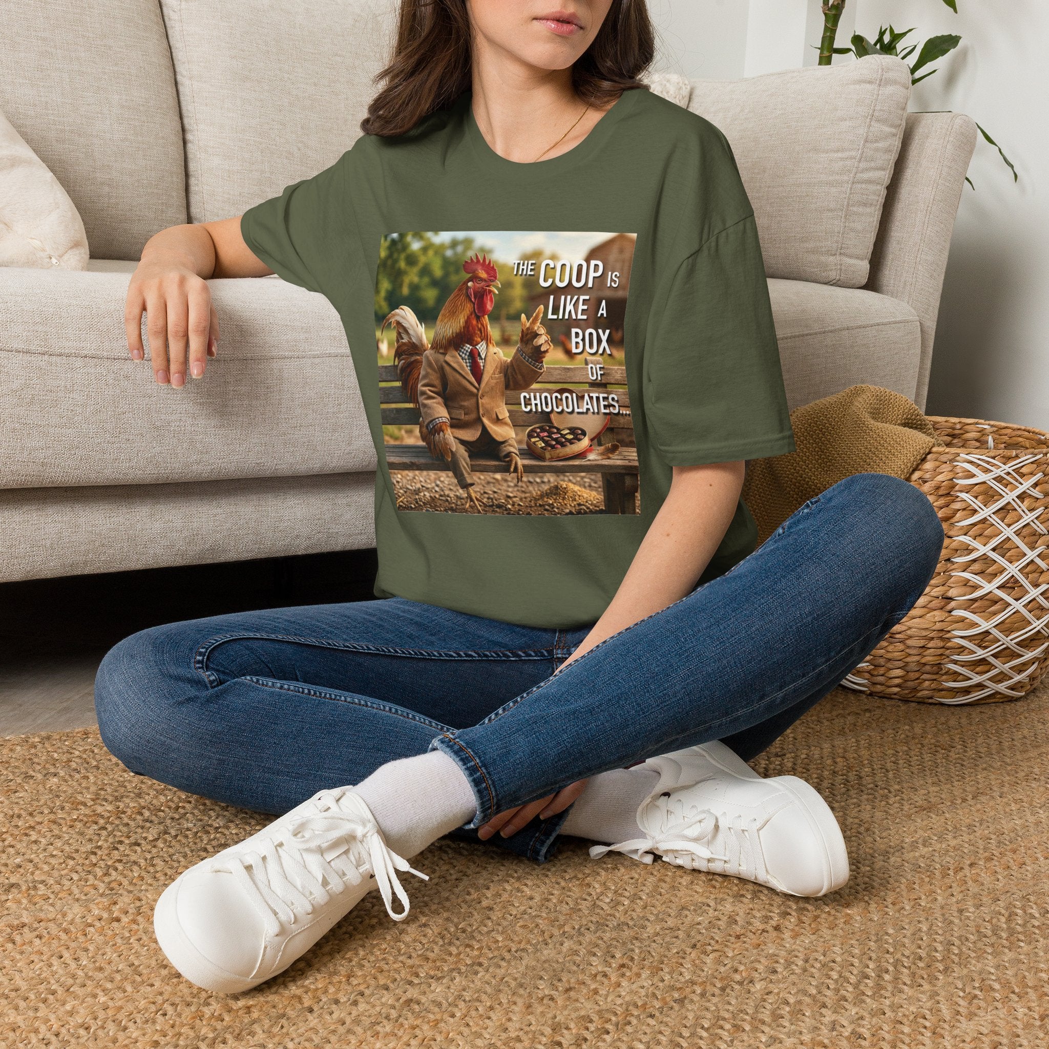 The Coop Chocolates Text T-Shirt