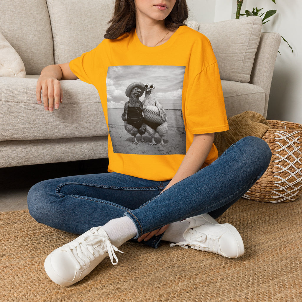 Day at the Beach B&W T-Shirt