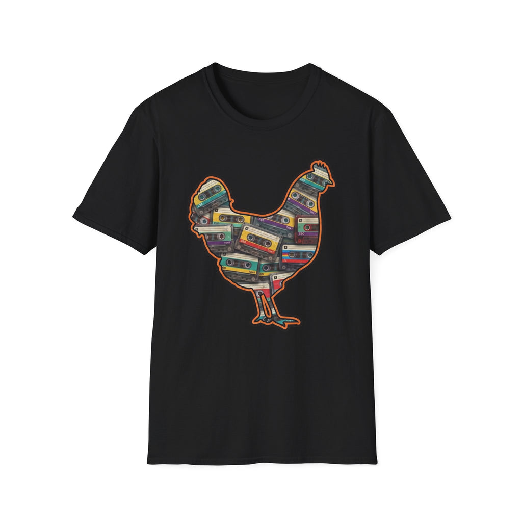 Hen Silhouette Cassettes T-Shirt