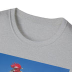 3 Rooster Sunrise Mountain T-Shirt
