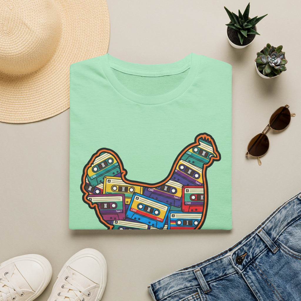Hen Silhouette Cassettes V T-Shirt