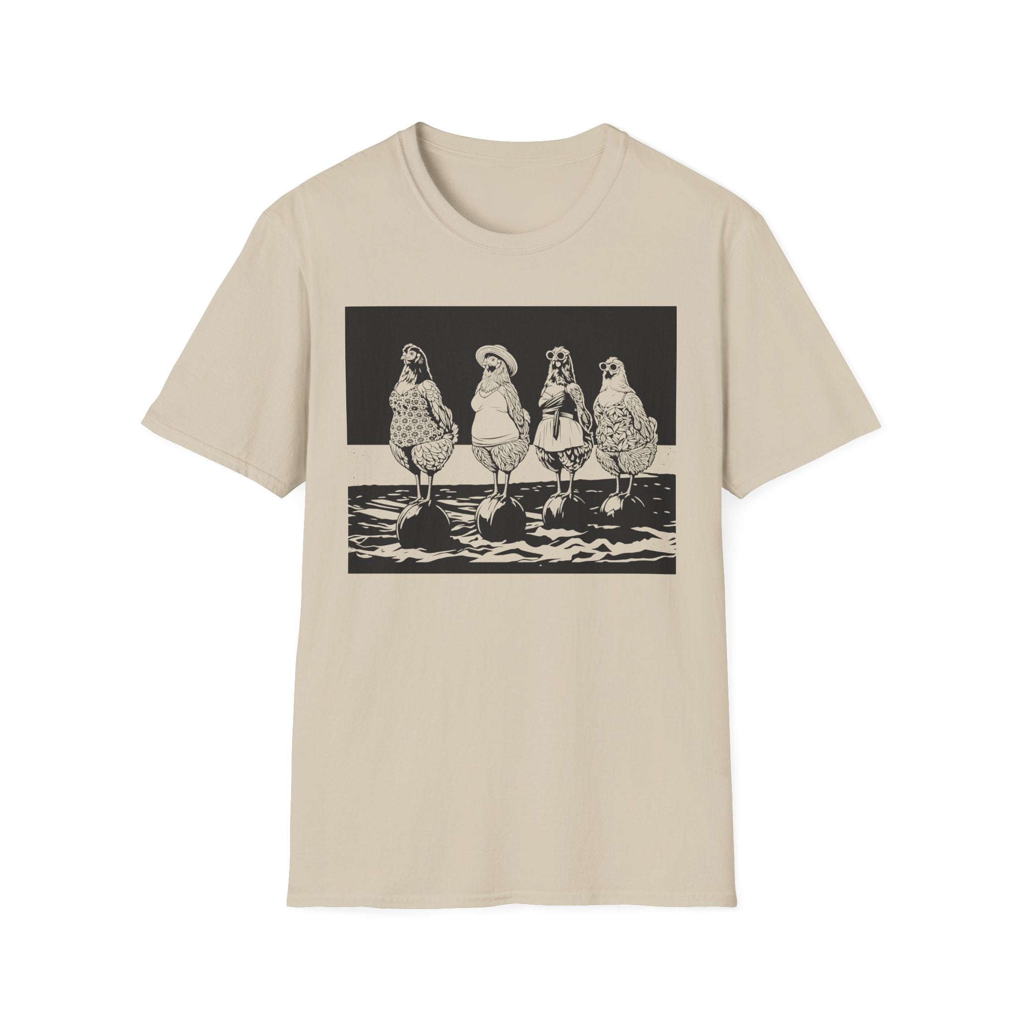 Beach Ball Hens Dark T-Shirt