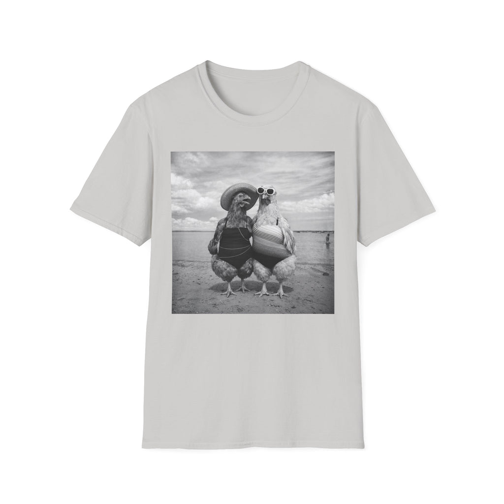 Day at the Beach B&W T-Shirt