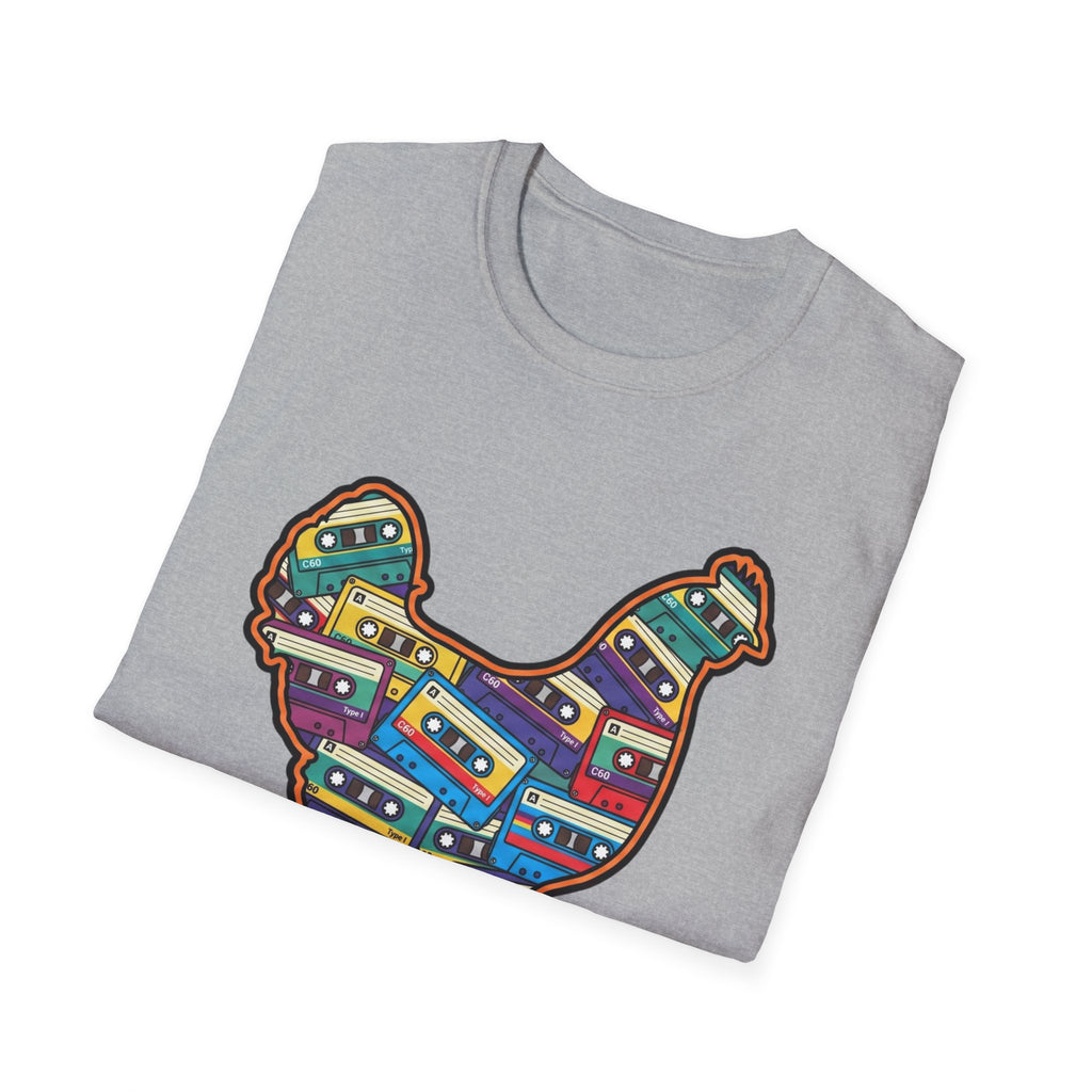 Hen Silhouette Cassettes V T-Shirt