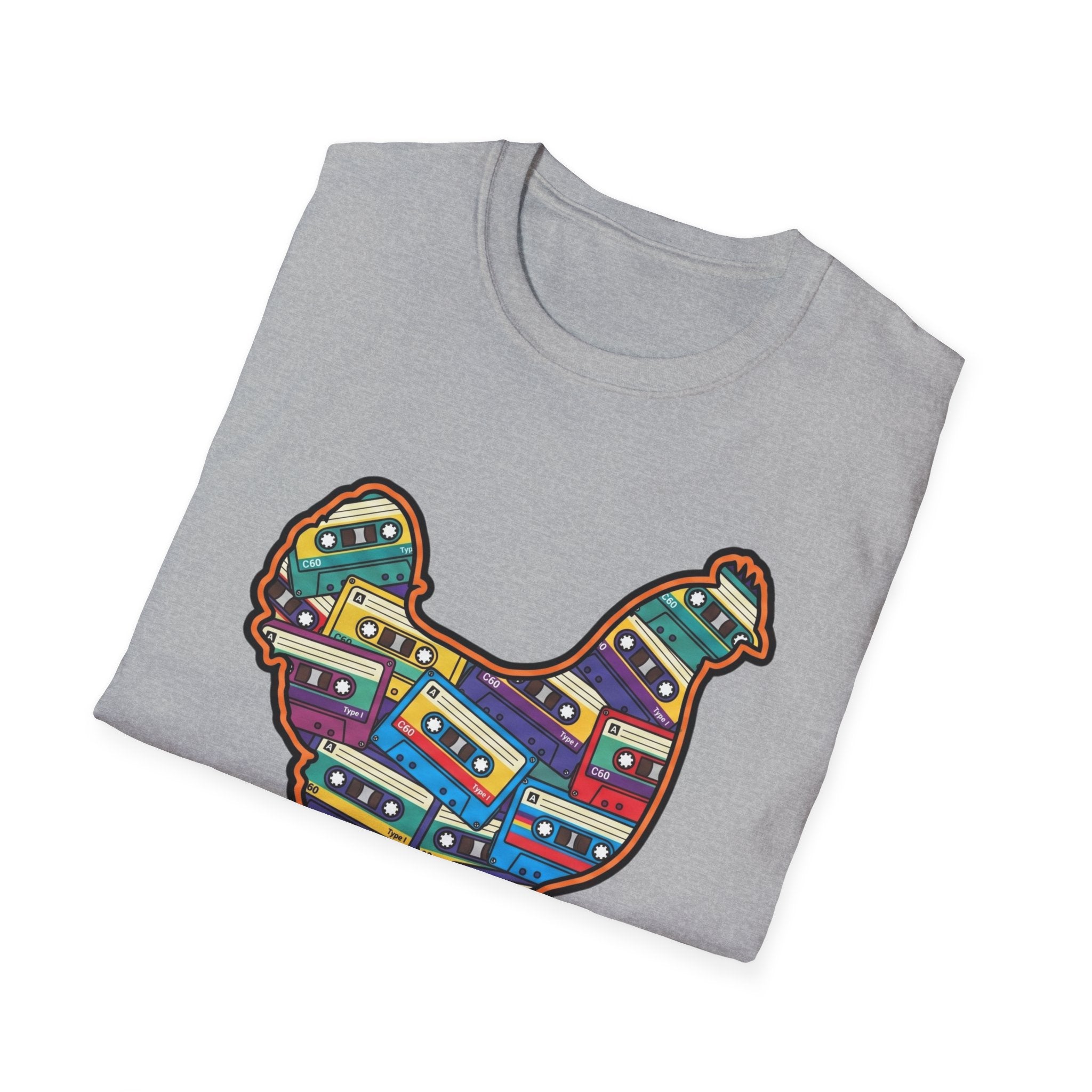 Hen Silhouette Cassettes V T-Shirt