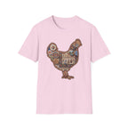 Hen Silhouette Needlepoint T-Shirt