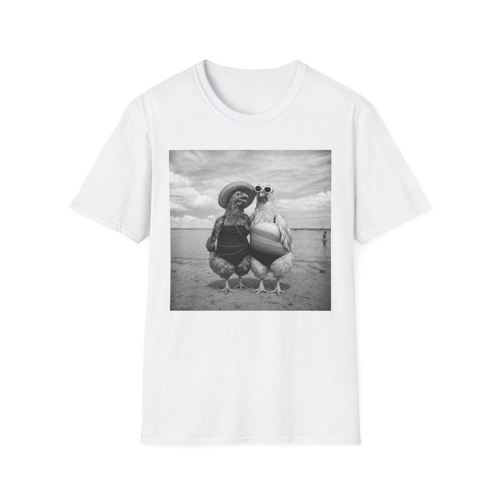 Day at the Beach B&W T-Shirt