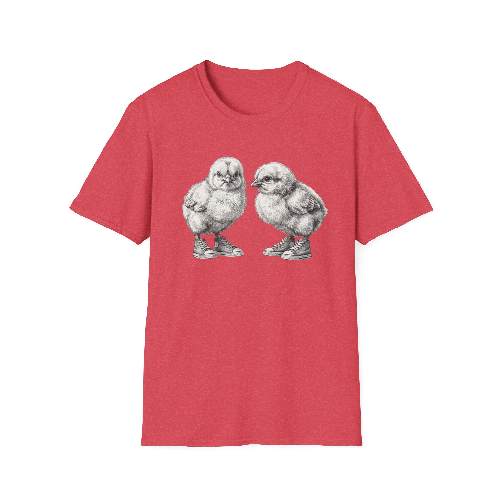 Baby Chicks in Clucks Drawing T-Shirt