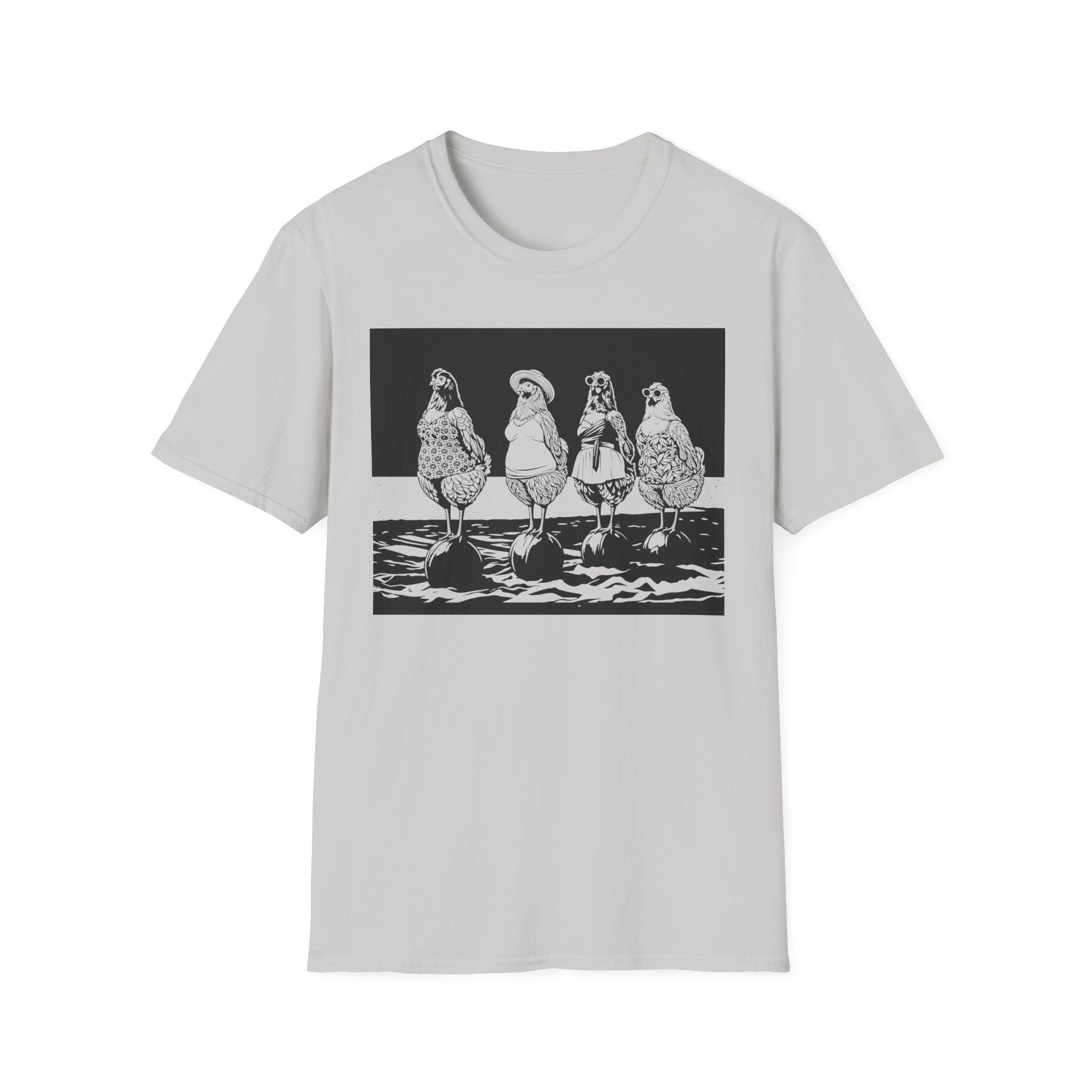 Beach Ball Hens Dark T-Shirt