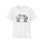 Baby Chicks in Clucks Drawing T-Shirt