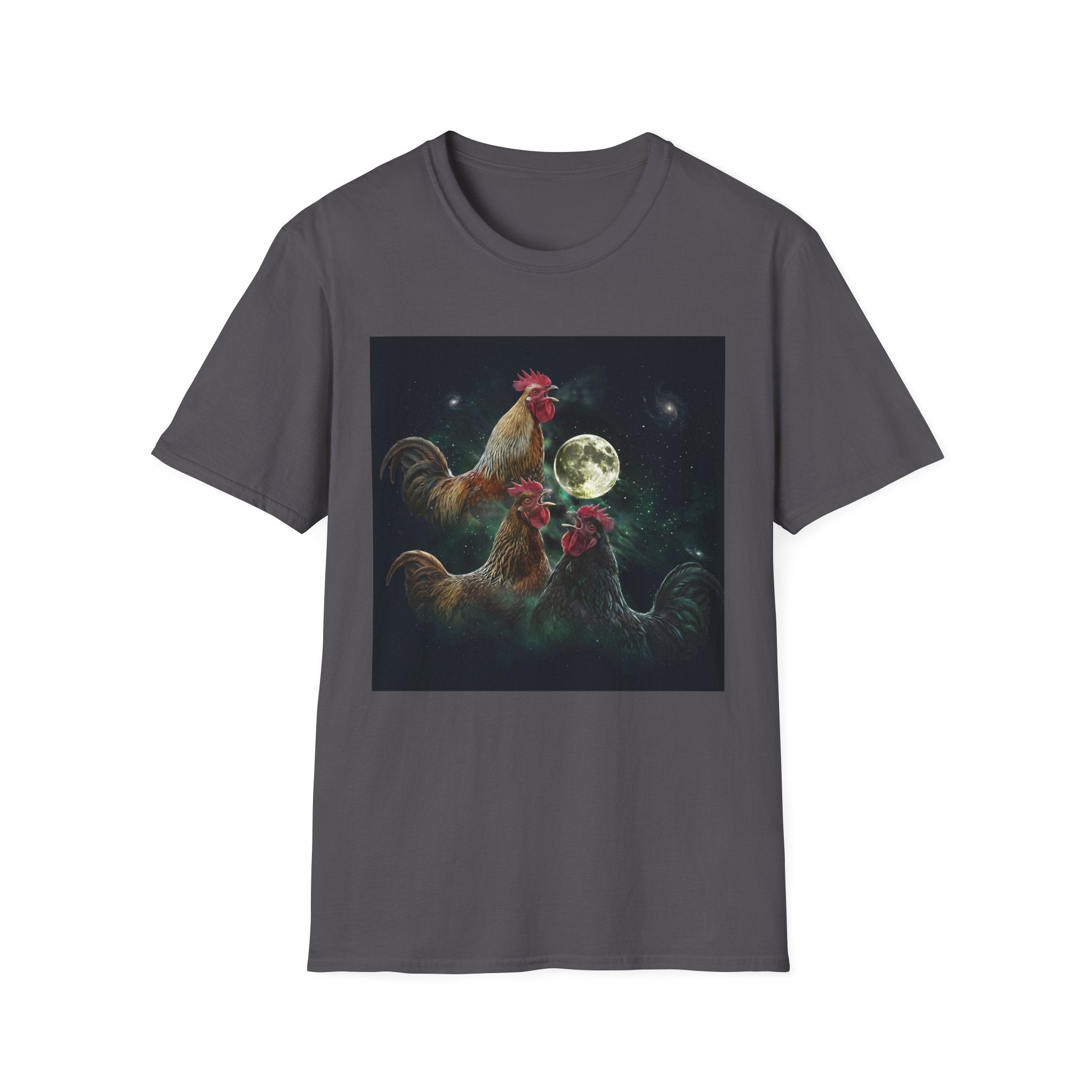 3 Rooster Moon T-Shirt