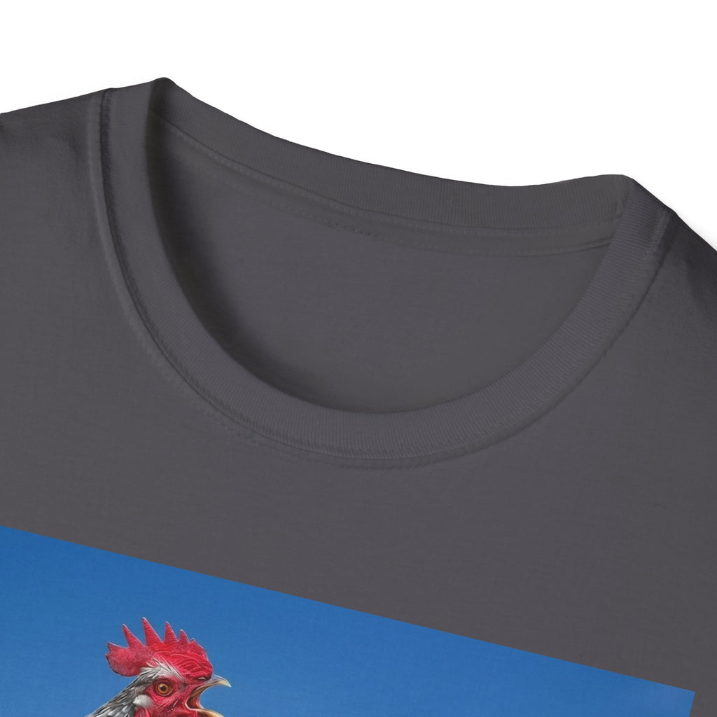 3 Rooster Sunrise Mountain T-Shirt