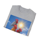 3 Rooster Sun T-Shirt