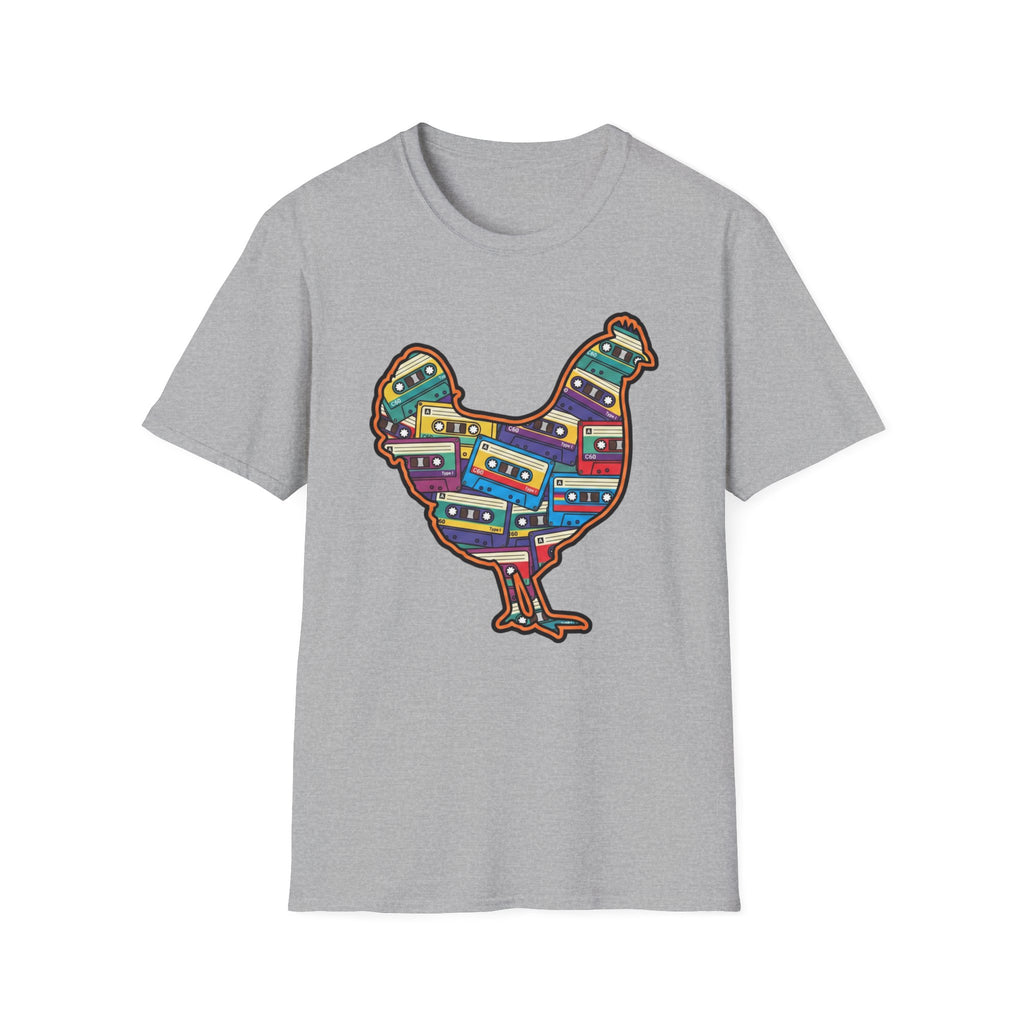 Hen Silhouette Cassettes V T-Shirt